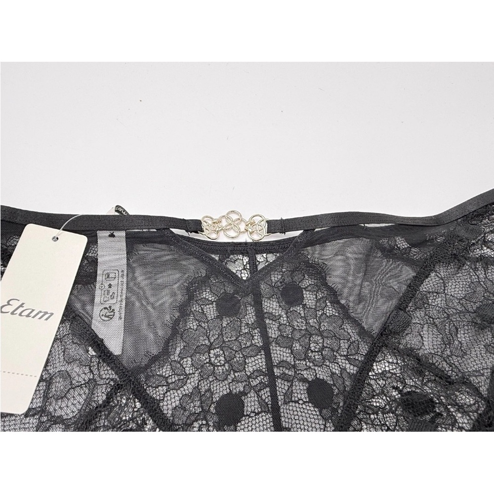 Etam Elixir Lace and Tulle Hipster Black S XL - Picture 4 of 6